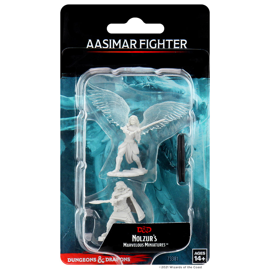 D&D Nolzur's Marvelous Miniatures - Female Aasimar Fighter