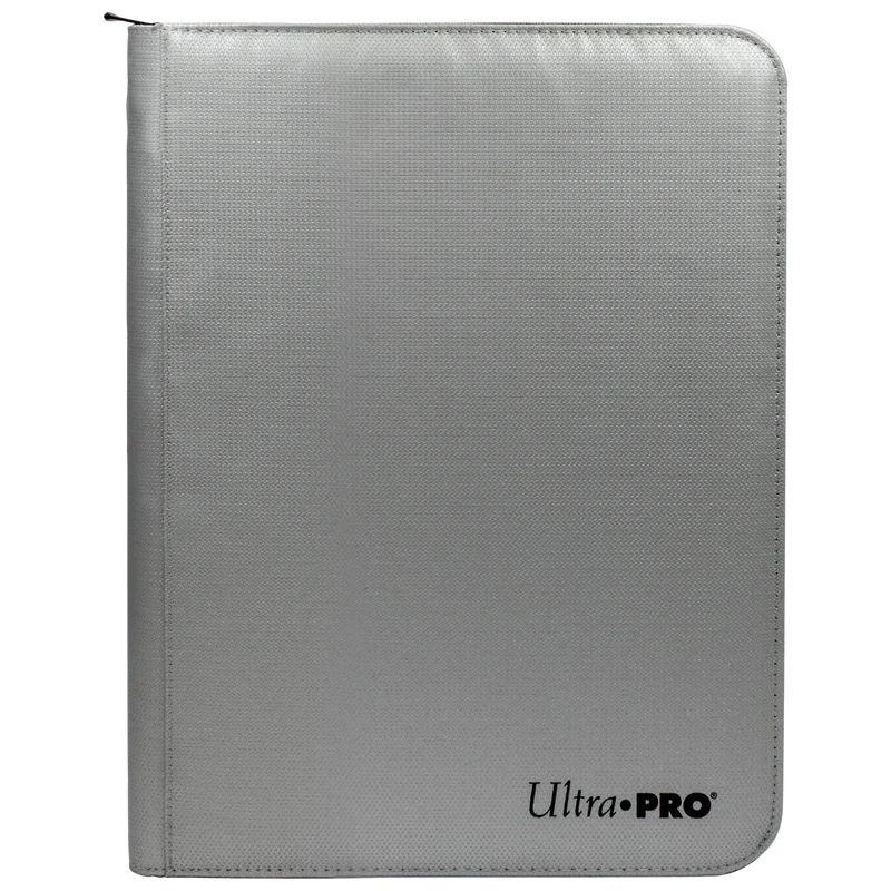 Ultra PRO 9-Pocket Zippered PRO-Binder: Silver