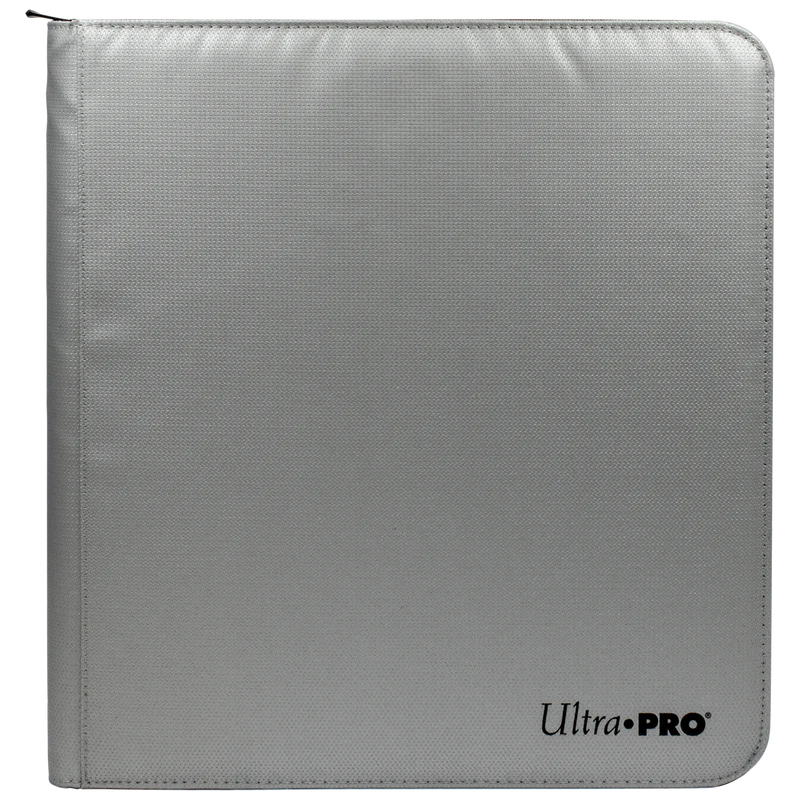 Ultra PRO 12-Pocket Zippered PRO-Binder: Silver