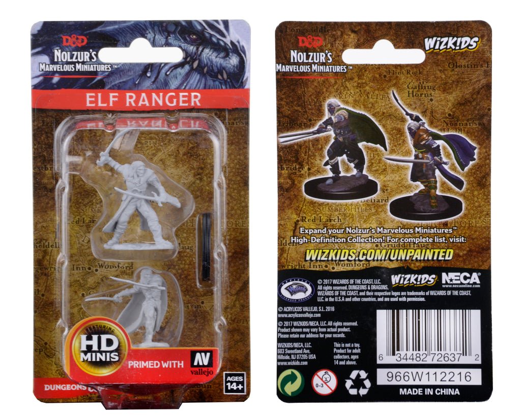 D&D Nolzur's Marvelous Unpainted Minis - Elf Male Ranger