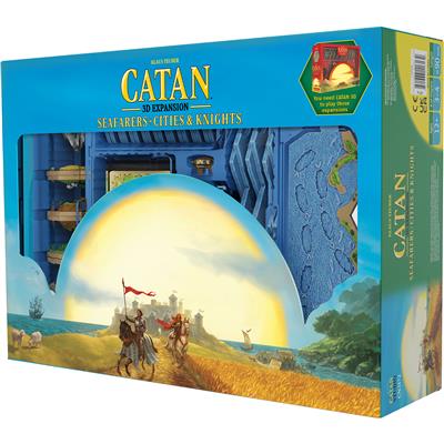CATAN 3D EXPANSION SEAFARERS + CITIES & KNIGHTS