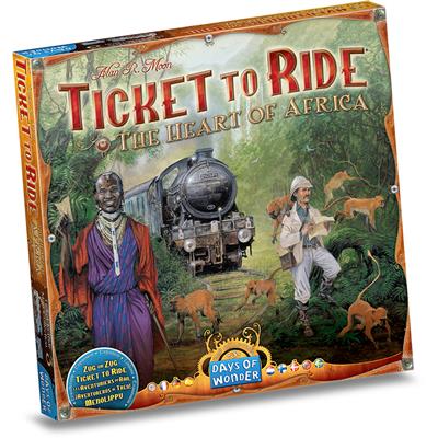 TICKET TO RIDE MAP COLLECTION VOLUME 3 THE HEART OF AFRICA