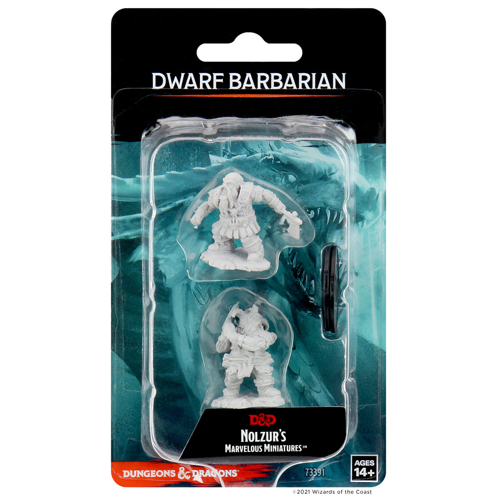 D&D Nolzur's Marvelous Miniatures - Male Dwarf Barbarian