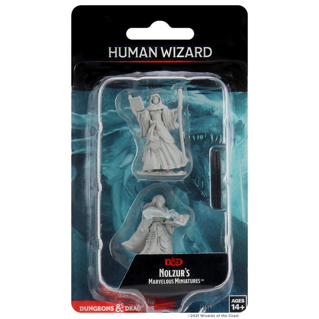 D&D Nolzur's Marvelous Unpainted Minis - Human Male Wizard