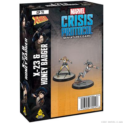 Marvel Crisis Protocol X-23 & Honey Badger Character Pack