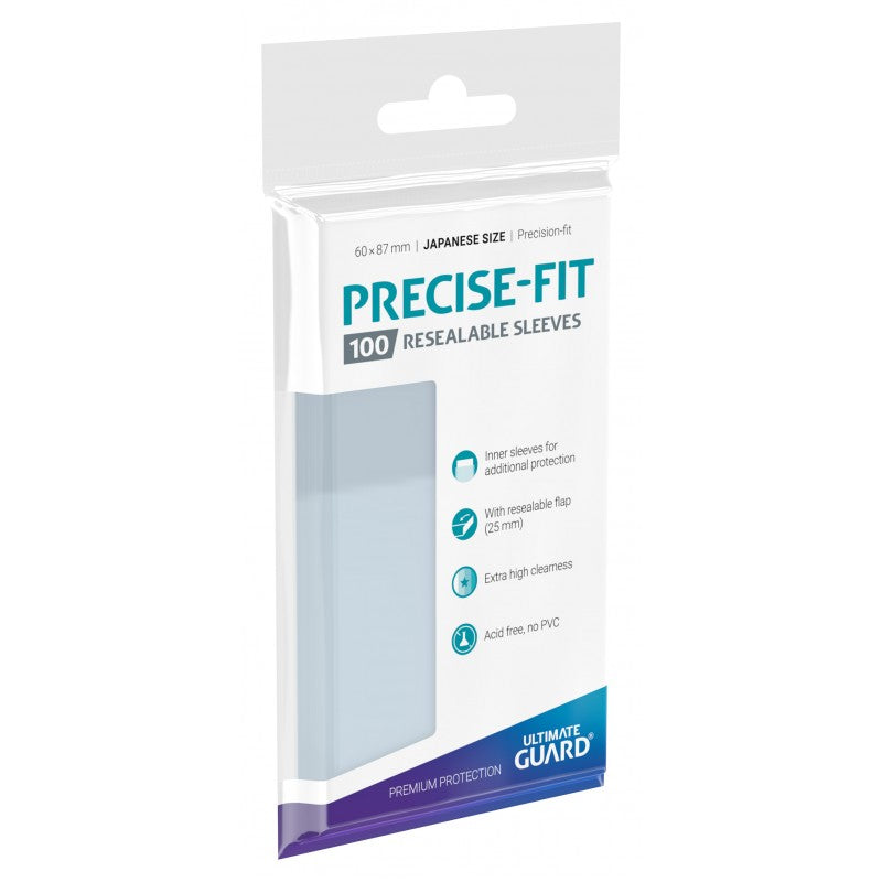 Precise-Fit Sleeves Japanese Resealable Transparent